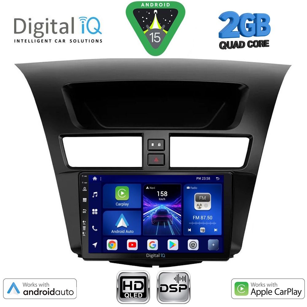 BXC3364_15 DIGITAL IQ BXC 3364_CPAA (9inc) MULTIMEDIA TABLET for MAZDA BT50 mod. 2012-2019 - Image 1