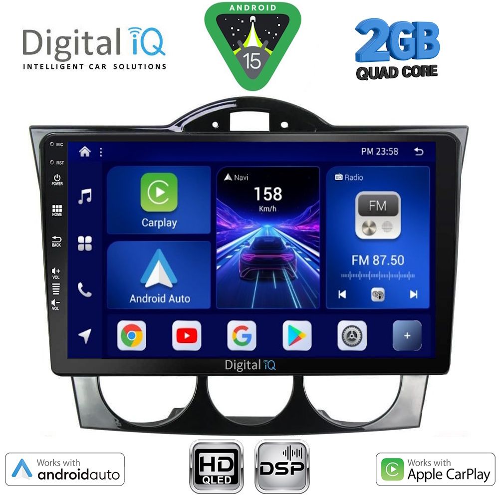 BXC3394_15 DIGITAL IQ BXC 3394_CPAA (9inc) MULTIMEDIA TABLET for MAZDA RX8 mod. 2001-2008 - Image 1