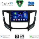 DIGITAL IQ BXC 3437_CPAA CLIMA (9inc) MULTIMEDIA TABLET for MITSUBISHI L200 mod. 2015-2019 with CLIMA