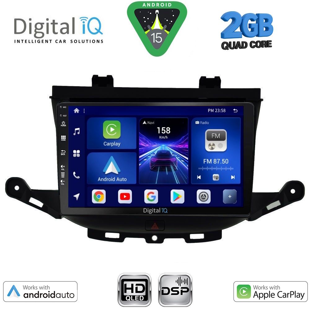BXC3483_15 DIGITAL IQ BXC 3483_CPAA (9inc) MULTIMEDIA TABLET for OPEL ASTRA K mod. 2015-2022 - Image 1