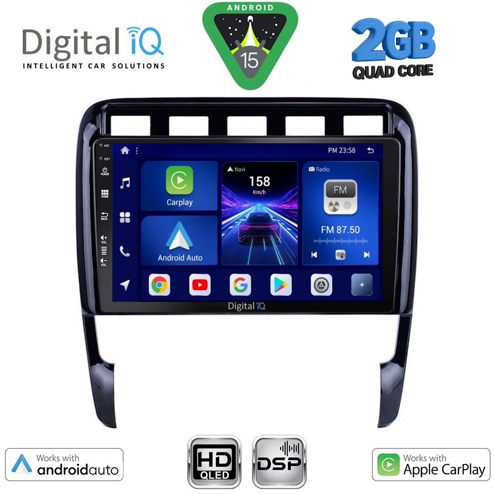 BXC3535_15 DIGITAL IQ BXC 3535_CPAA (9inc) MULTIMEDIA TABLET for PORSCHE CAYENNE mod. 2002-2011 - Image 1
