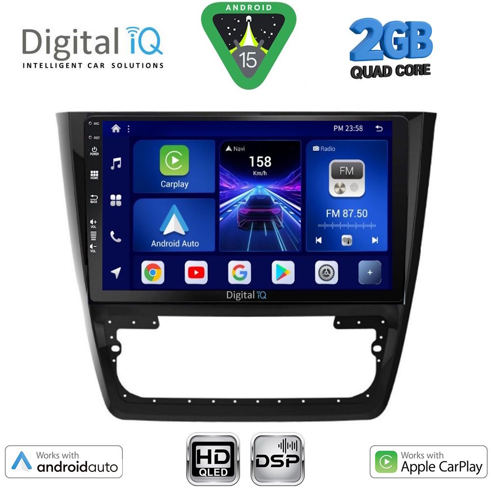 BXC3610_15 DIGITAL IQ BXC 3610_CPAA (10inc) MULTIMEDIA TABLET for SKODA YETI mod. 2014-2018 - Image 1