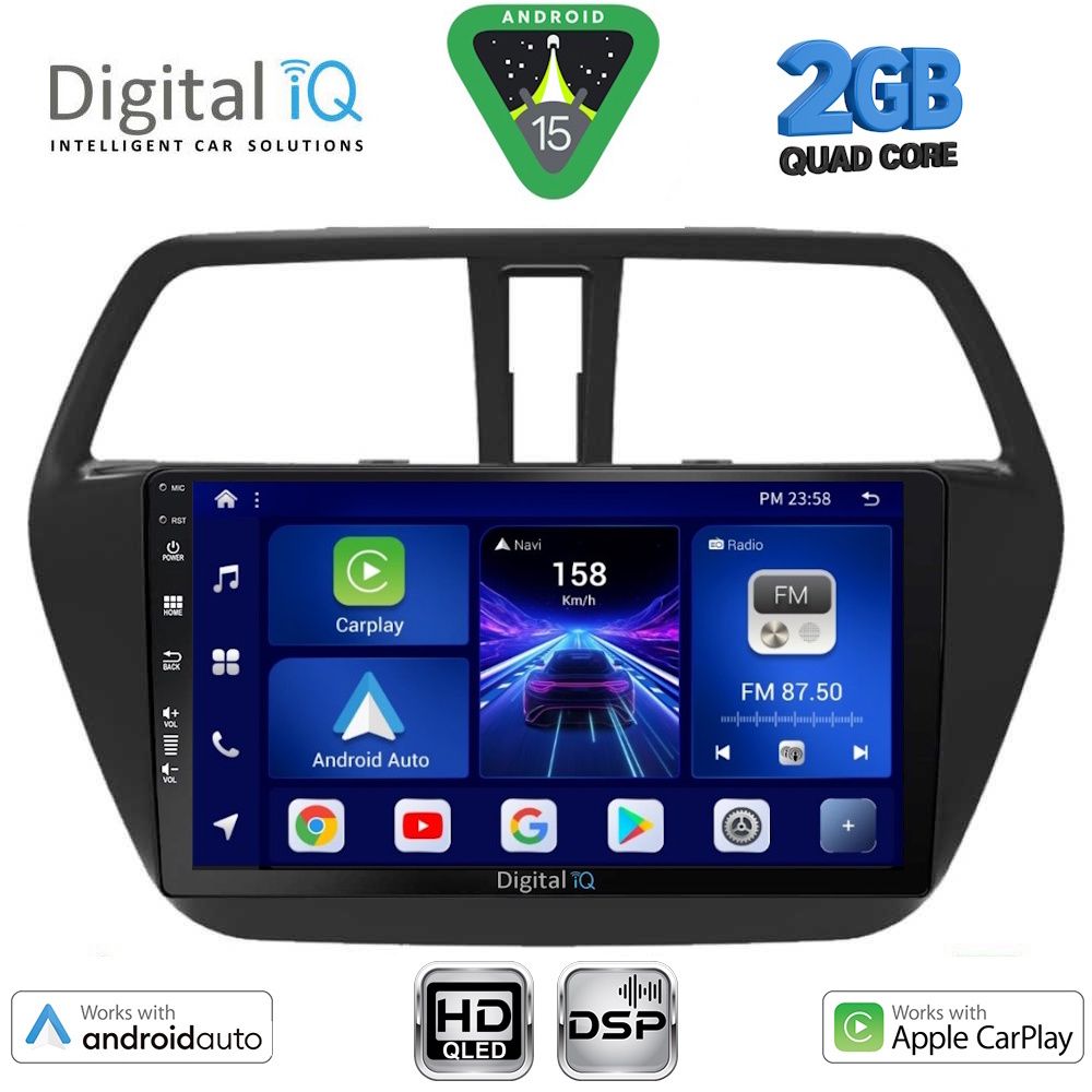 BXC3689_15 DIGITAL IQ BXC 3689_CPAA (9inc) MULTIMEDIA TABLET for SUZUKI SX4 S-CROSS mod. 2014-2021 - Image 1