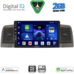DIGITAL IQ BXC 3712GR_CPAA (9inc) MULTIMEDIA TABLET for TOYOTA COROLLA mod. 2001-2006 (GREY)