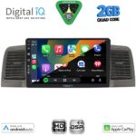 DIGITAL IQ BXC 3712GR_CPAA (9inc) MULTIMEDIA TABLET for TOYOTA COROLLA mod. 2001-2006 (GREY) - Image 2