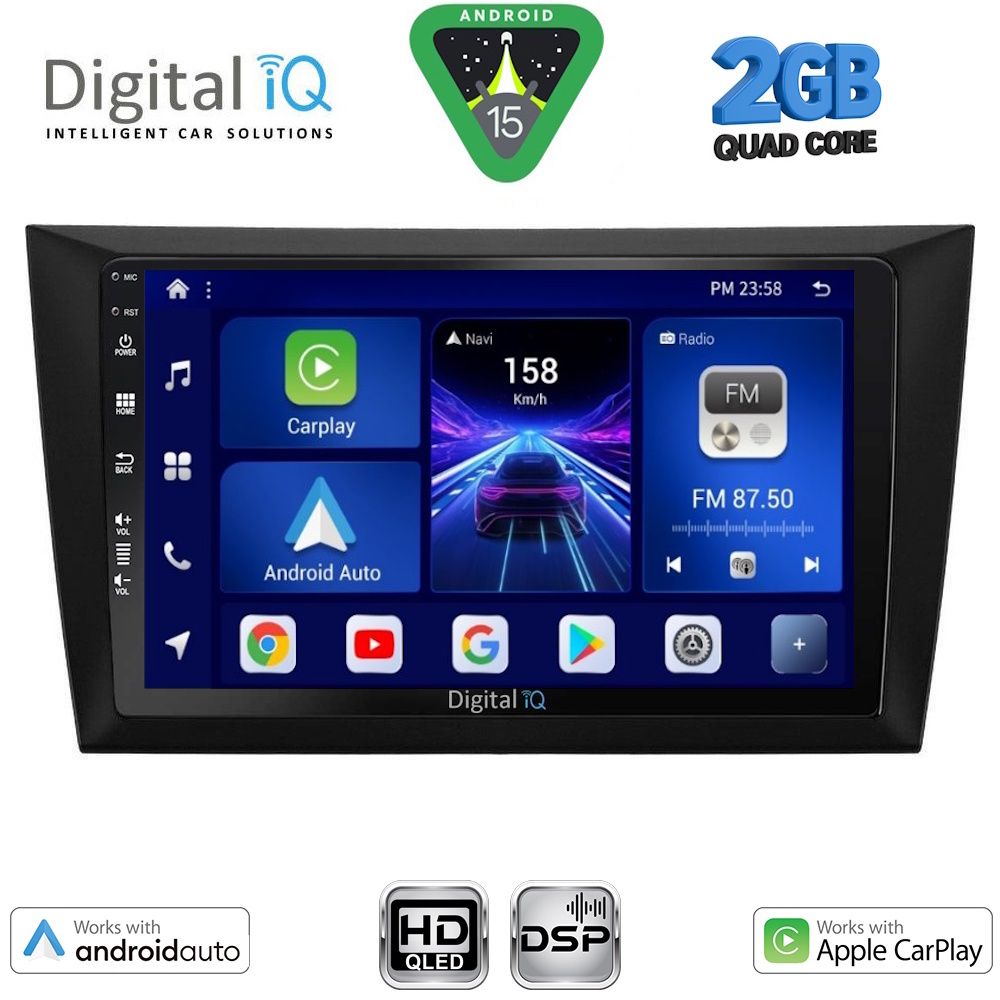 BXC3746_15 DIGITAL IQ BXC 3746_CPAA (9inc) MULTIMEDIA TABLET for GOLF 6 mod. 2009-2012 - Image 1