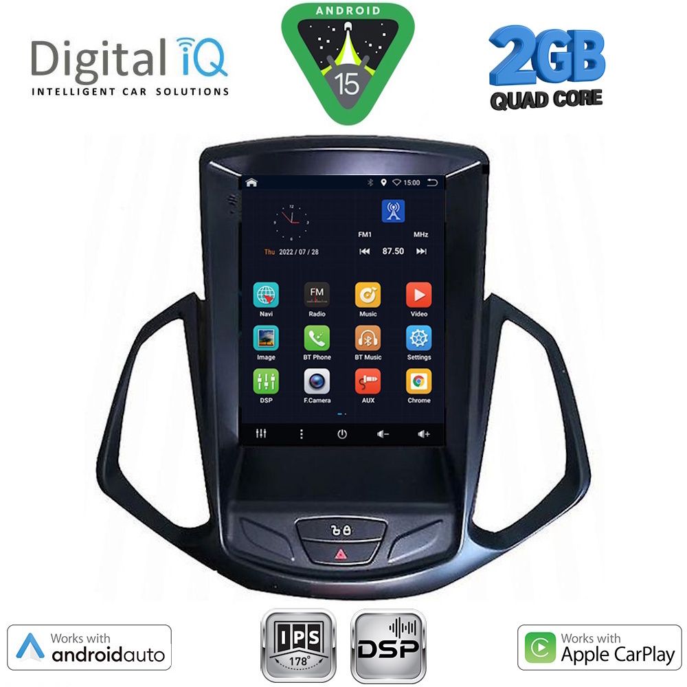 BXC3966_15 DIGITAL IQ BXC 3966_CPAA TESLA STYLE for FORD ECOSPORT mod. 2012-2018 - Image 1
