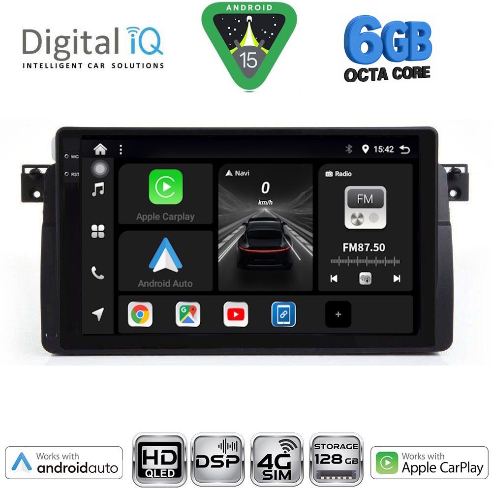 BXF17042-15 DIGITAL IQ BXF 17042_CPAA (9inc) MULTIMEDIA TABLET for BMW E46 mod. 1998-2005 - Image 1