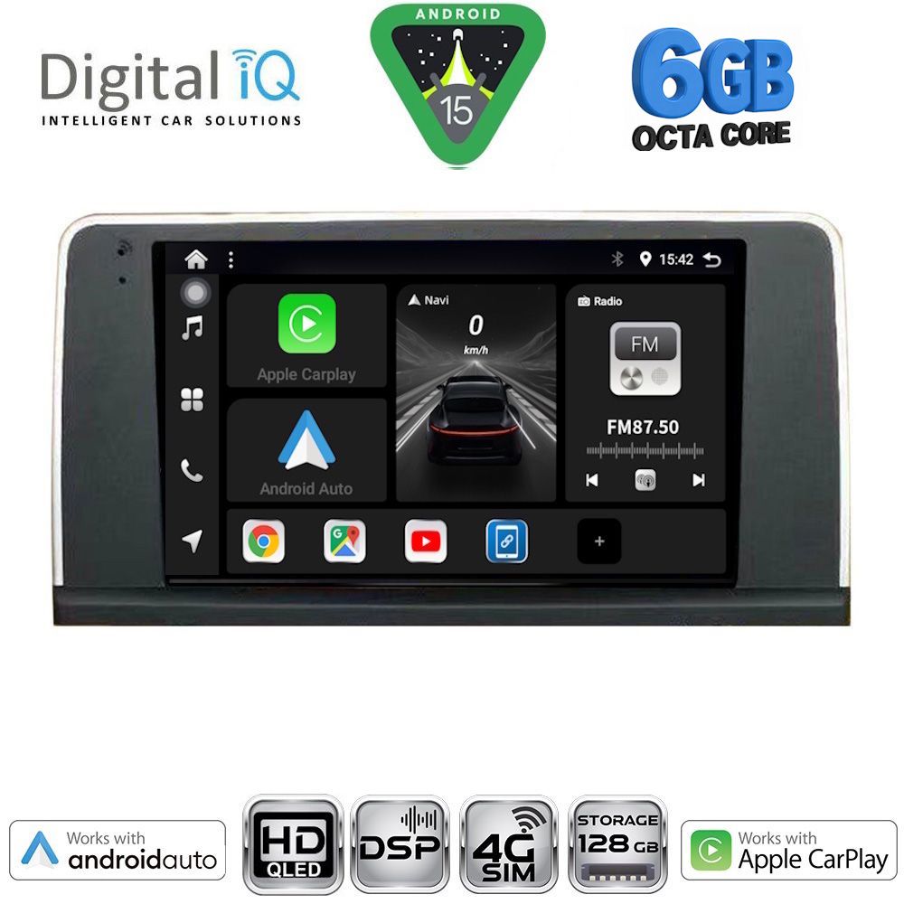 BXF17050-15 DIGITAL IQ BXF 17061_CPAA (9inc) (CIC) MULTIMEDIA TABLET for BMW X5 (E70) – X6 (E71) mod. 2009-2013 - Image 1