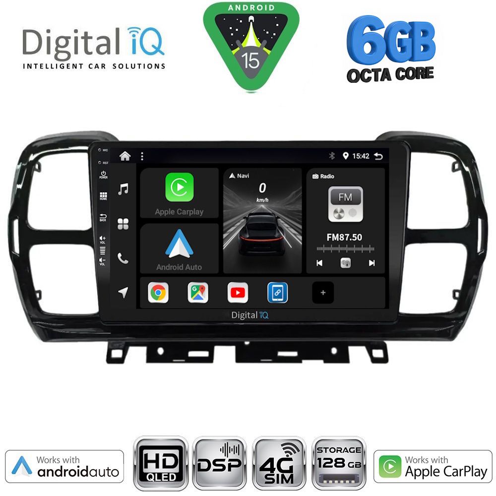 BXF17088-15 DIGITAL IQ BXF 17088_CPAA (9inc) MULTIMEDIA TABLET for CITROEN C5 AIRCROSS mod. 2017-2021 - Image 1