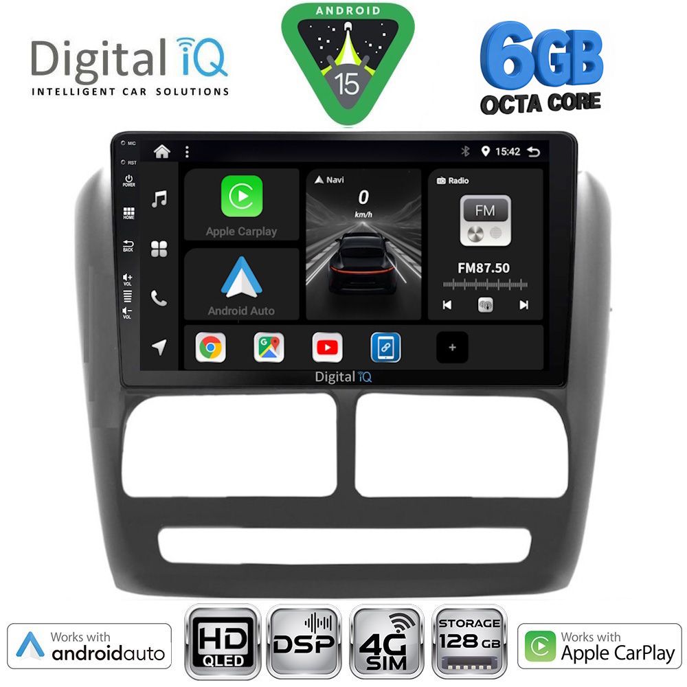 BXF17137-15 DIGITAL IQ BXF 17137_CPAA (9inc) MULTIMEDIA TABLET for FIAT DOBLO mod. 2010-2015 - Image 1