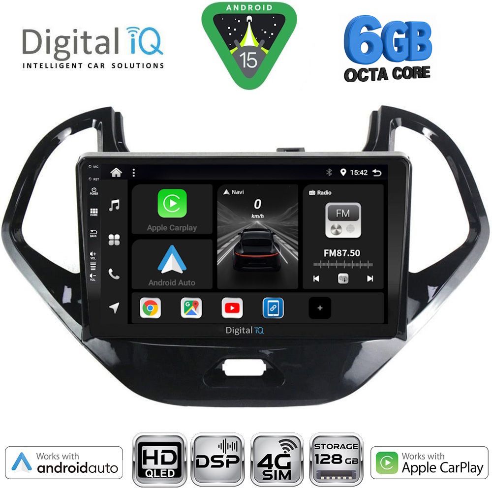 BXF17167BL-15 DIGITAL IQ BXF 17167SH_CPAA (9inc) MULTIMEDIA TABLET for FORD KA mod. 2017-2023 - Image 1