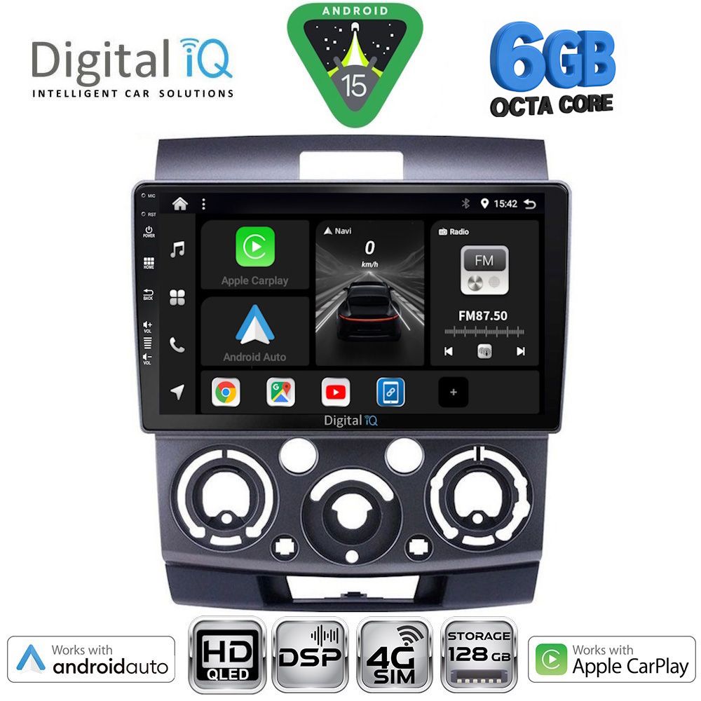 BXF17170-15 DIGITAL IQ BXF 17170_CPAA (9inc) MULTIMEDIA TABLET for FORD RANGER | MAZDA BT50 mod. 2006-2011 - Image 1