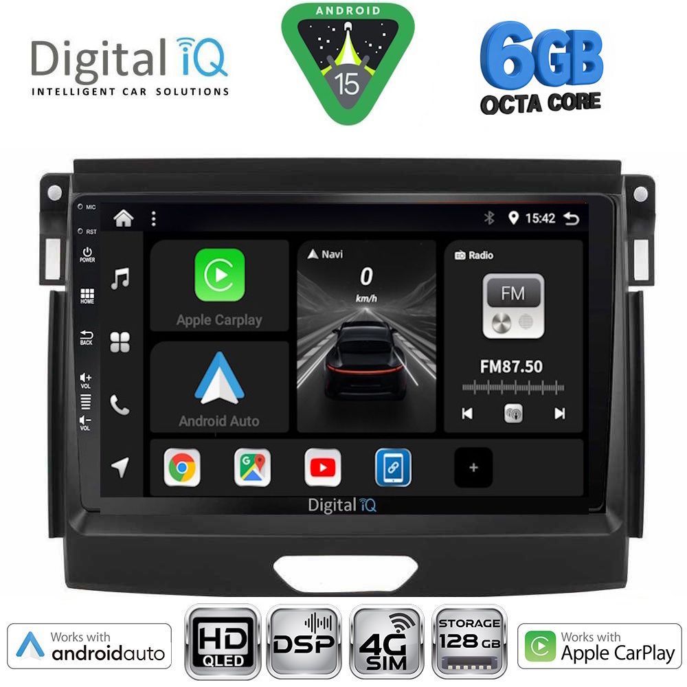 BXF17172A-15 DIGITAL IQ BXF 17172A_CPAA (9inc) MULTIMEDIA TABLET for FORD RANGER mod. 2015-2018 - Image 1