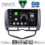 DIGITAL IQ BXF 17210_CPAA CLIMA (9inc) MULTIMEDIA TABLET for HONDA JAZZ mod. 2002-2008