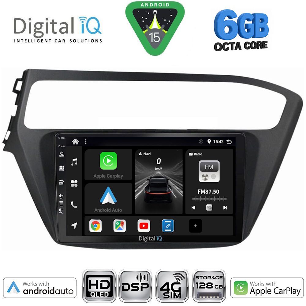 BXF17230-15 DIGITAL IQ BXF 17230_CPAA (9inc) MULTIMEDIA TABLET for HYUNDAI i20 mod. 2018-2021 - Image 1