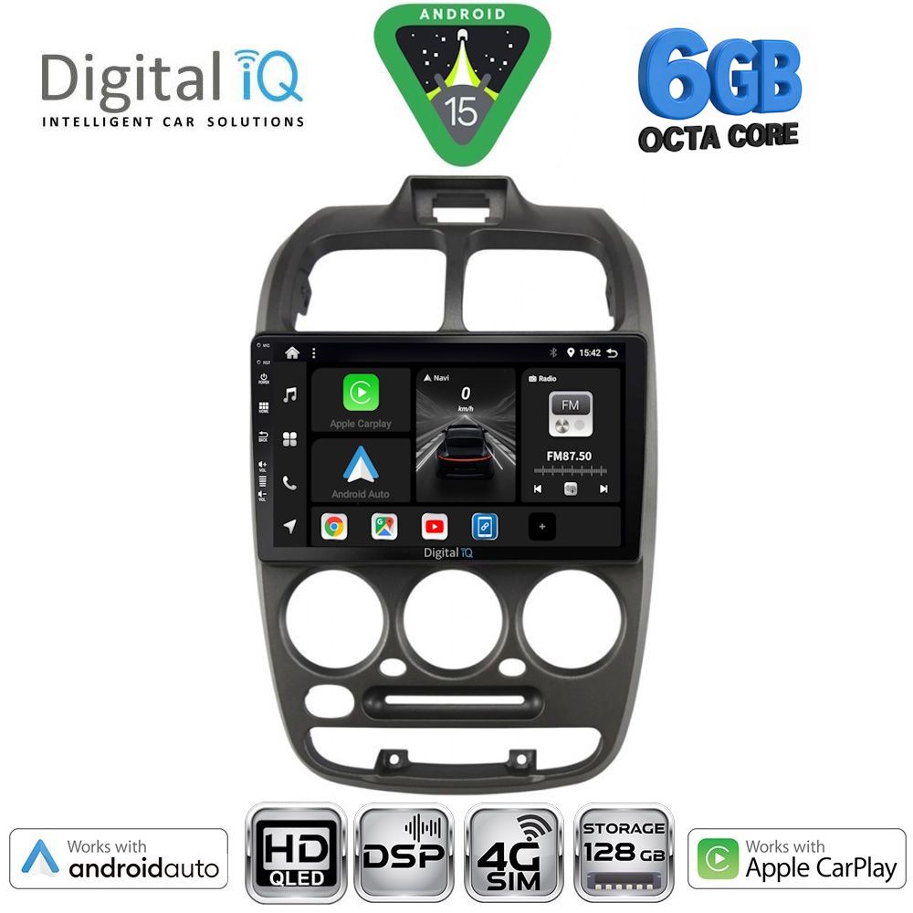 BXF17246-15 DIGITAL IQ BXF 17246_CPAA (9inc) MULTIMEDIA TABLET for HYUNDAI ACCENT mod. 1999-2004 - Image 1