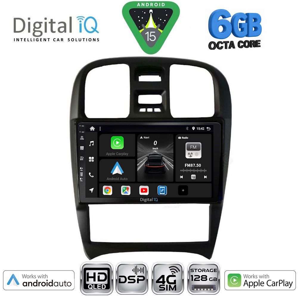 BXF17247-15 DIGITAL IQ BXF 17247_CPAA (9inc) MULTIMEDIA TABLET for HYUNDAI SONATA mod. 2000-2006 - Image 1