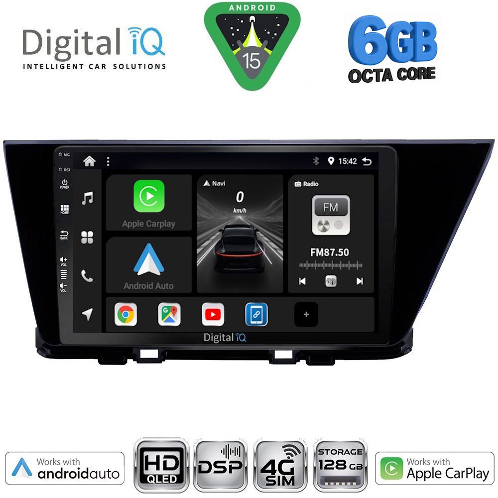 BXF17305-15 DIGITAL IQ BXF 17305_CPAA (9inc) MULTIMEDIA TABLET for KIA NIRO mod. 2017-2021 - Image 1