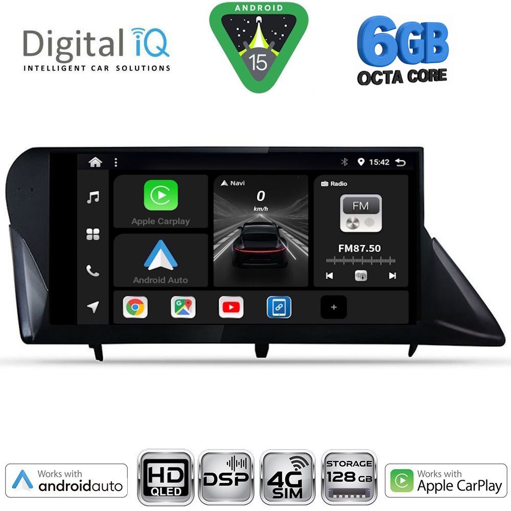 BXF17346-15 DIGITAL IQ BXF 17346_CPAA (9inc) MULTIMEDIA TABLET for LEXUS RX mod. 2009-2014 - Image 1