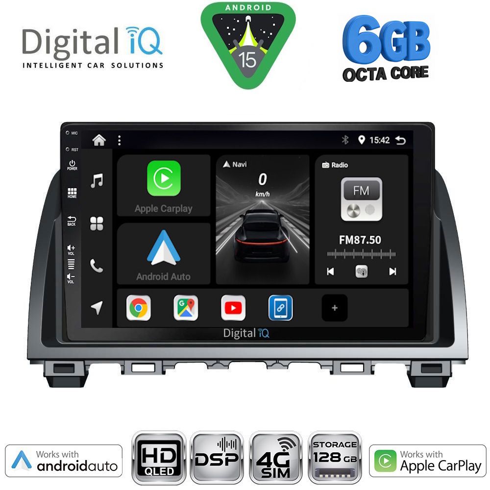 BXF17378-15 DIGITAL IQ BXF 17378_CPAA (9inc) MULTIMEDIA TABLET for MAZDA 6 mod. 2012-2017 - Image 1