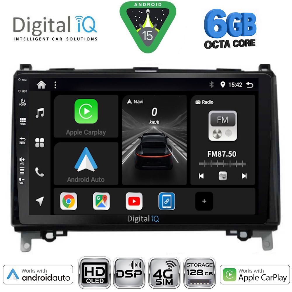 BXF17400-15 DIGITAL IQ BXF 17400_CPAA (9inc) MULTIMEDIA TABLET for MERCEDES A – B -SPRINTER – VITO mod. 2007-2019 - Image 1