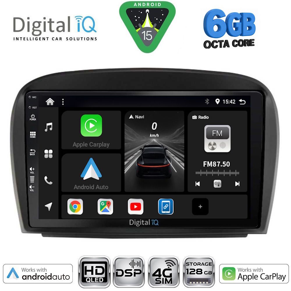 BXF17427-15 DIGITAL IQ BXF 17427_CPAA (9inc) MULTIMEDIA TABLET for MERCEDES SL (R230) FACELIFT mod. 2006-2012 - Image 1