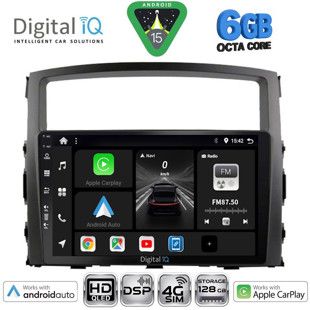 BXF17446-15 DIGITAL IQ BXF 17446_CPAA (9inc) MULTIMEDIA TABLET for MITSUBISHI PAJERO mod. 2006-2013 - Image 1