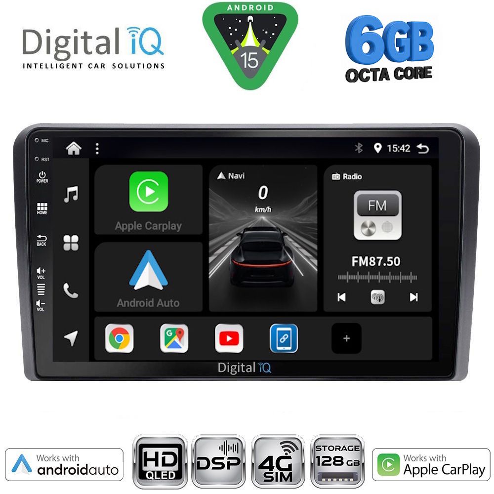 BXF17454CL-15 DIGITAL IQ BXF 17455_CPAA (9inc) MULTIMEDIA TABLET for NISSAN PRIMERA P12 mod. 2001-2008 - Image 1