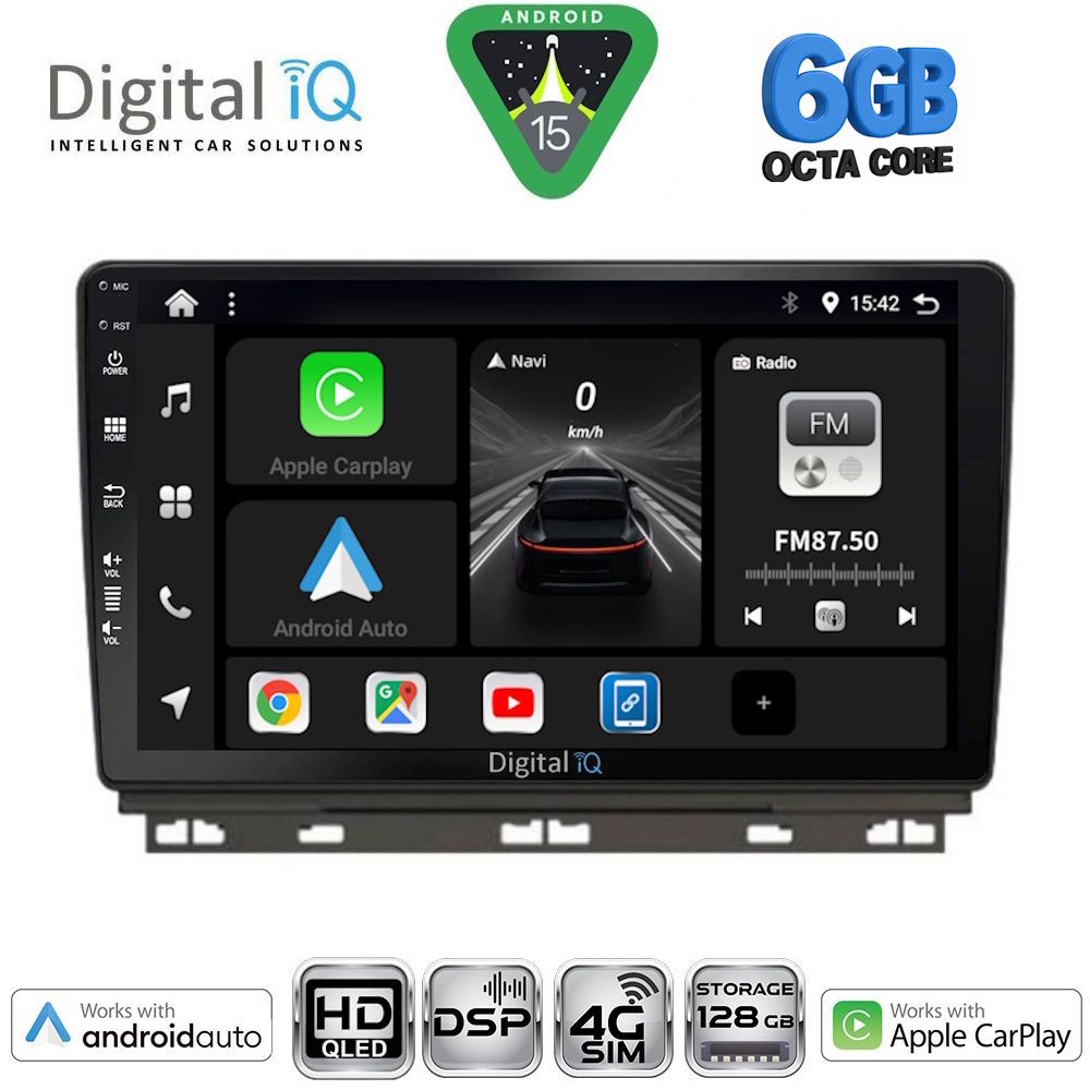 BXF17546-15 DIGITAL IQ BXF 17546_CPAA (9inc) MULTIMEDIA TABLET for RENAULT CLIO - CAPTUR mod. 2019-2026 - Image 1