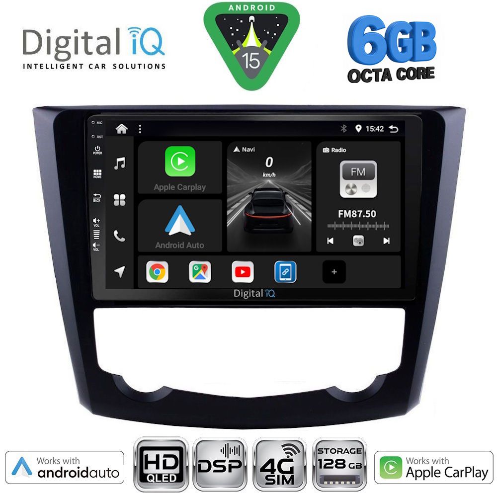 BXF17549-15 DIGITAL IQ BXF 17549_CPAA (9inc) MULTIMEDIA TABLET for RENAULT KADJAR mod. 2015-2022 - Image 1