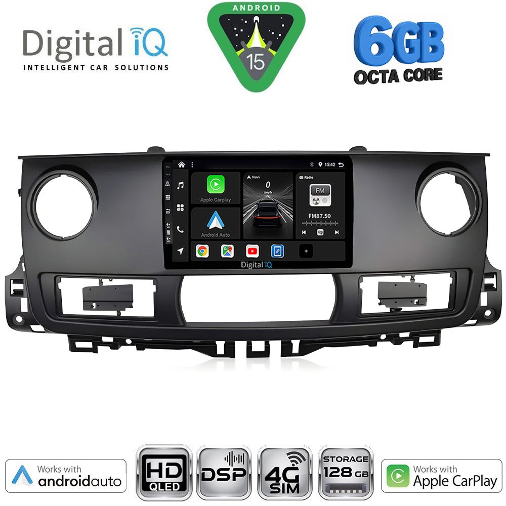 BXF17554_15 DIGITAL IQ BXF 17554_CPAA (9inc) MULTIMEDIA TABLET for RENAULT MASTER mod. 2003-2010 - Image 1