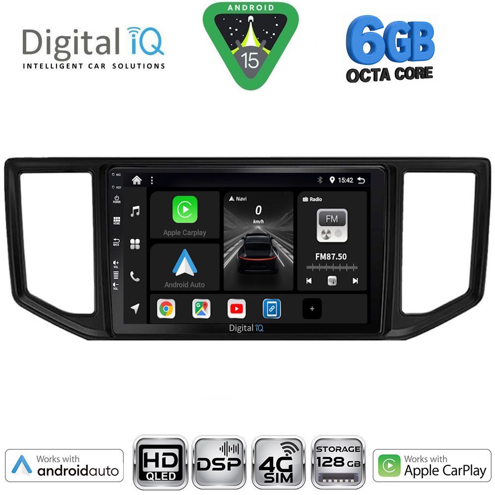 BXF17753-15 DIGITAL IQ BXF 17753_CPAA (10inc) MULTIMEDIA TABLET for VW CRAFTER mod. 2017-2026 - Image 1