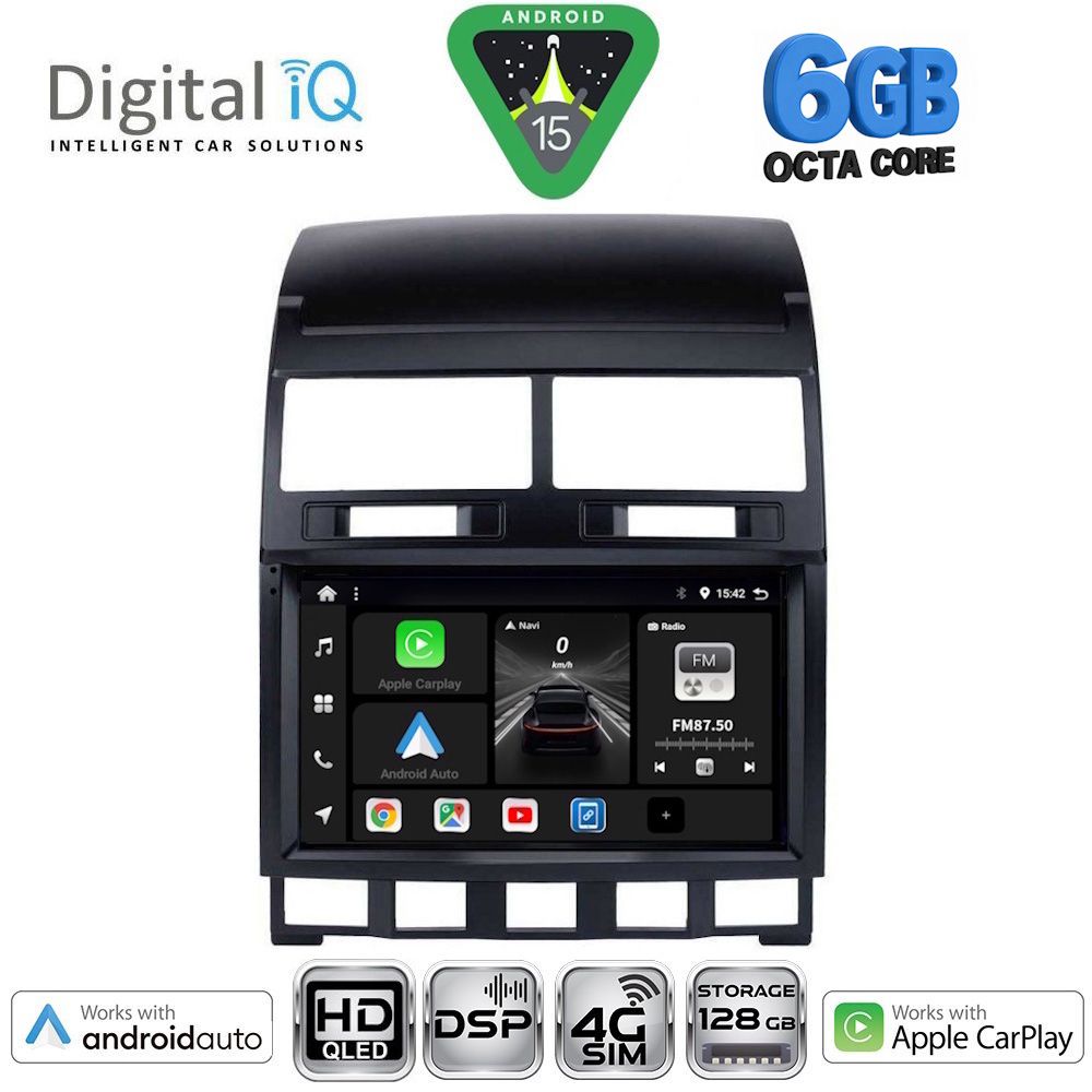 BXF17765-15 DIGITAL IQ BXF 17765_CPAA (9inc) MULTIMEDIA TABLET for VW TOUAREG mod. 2003-2011 - Image 1
