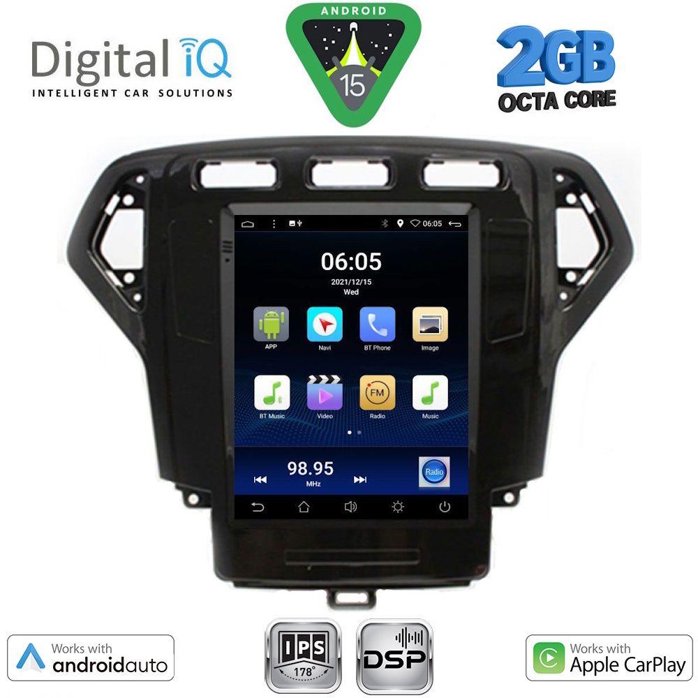 BXF5957_15 DIGITAL IQ BXF 5957_CPAA TESLA STYLE for FORD MONDEO mod. 2007-2010 - Image 1