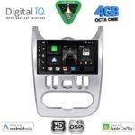 DIGITAL IQ BXF 16101SL_CPAA (9inc) MULTIMEDIA TABLET for DACIA DUSTER – LOGAN – SANDERO mod. 2006-2012 (SILVER)