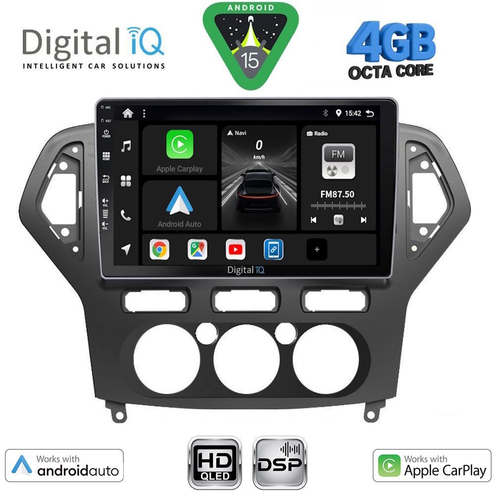 BXF6162AC_15 DIGITAL IQ BXF 16162_CPAA A/C (10inc) MULTIMEDIA TABLET for FORD MONDEO mod. 2007-2011 - Image 1