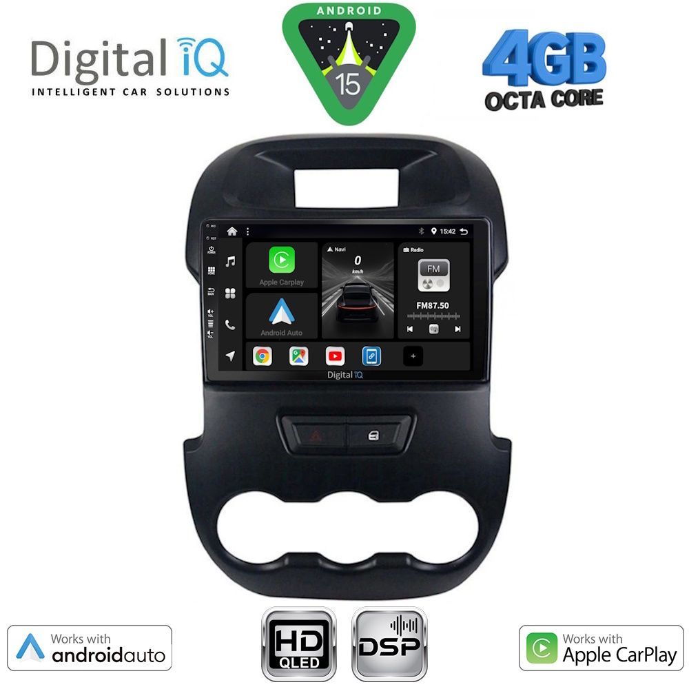 BXF6171_15 DIGITAL IQ BXF 16171_CPAA (9inc) MULTIMEDIA TABLET for FORD RANGER mod. 2011-2015 - Image 1