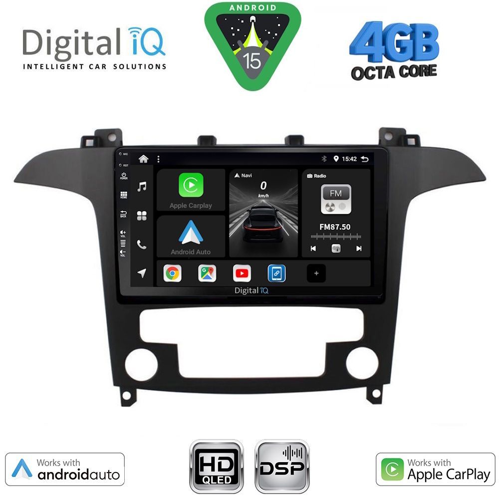 BXF6175CL_15 DIGITAL IQ BXF 16175_CPAA CLIMA (9inc) MULTIMEDIA TABLET for FORD SMAX mod. 2006-2014 - Image 1