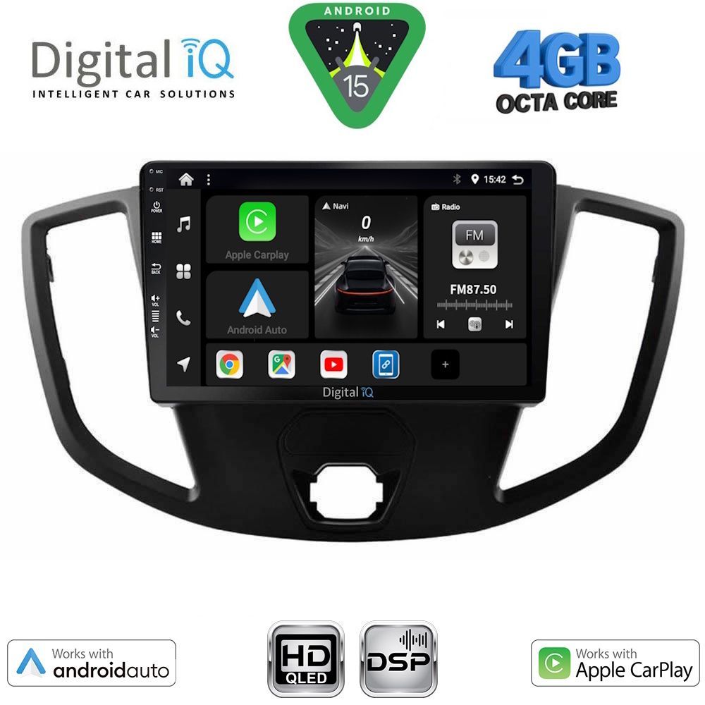 BXF6179_15 DIGITAL IQ BXF 16179_CPAA (9inc) MULTIMEDIA TABLET for FORD TRANSIT mod. 2014-2020 - Image 1