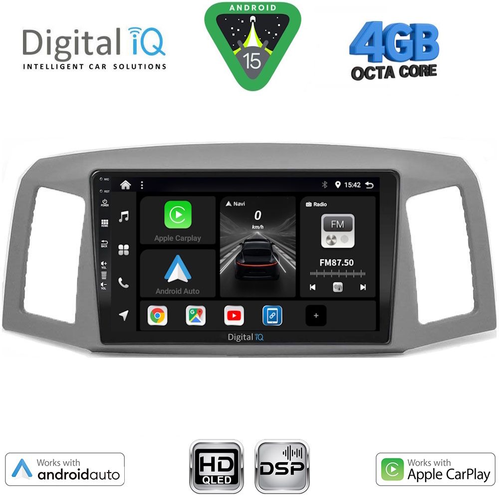 BXF6281_15 DIGITAL IQ BXF 16281_CPAA (10inc) MULTIMEDIA TABLET for JEEP GRAND CHEROKEE mod. 2005-2007 - Image 1