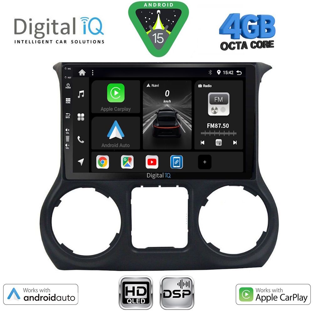 BXF6295_15 DIGITAL IQ BXF 17295_CPAA (10inc) MULTIMEDIA TABLET for JEEP WRANGLER mod. 2011-2014 - Image 1