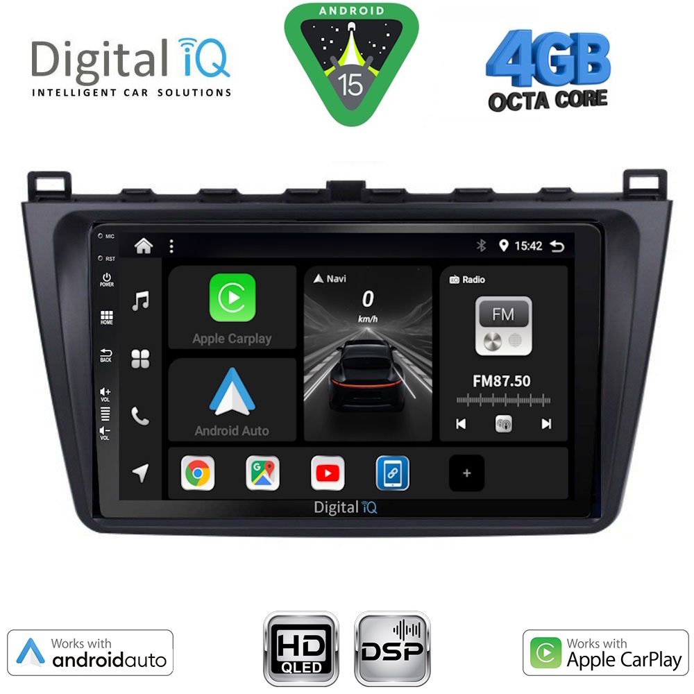 BXF6377_15 DIGITAL IQ BXF 16377_CPAA (9inc) MULTIMEDIA TABLET for MAZDA 6 mod. 2008-2012 - Image 1