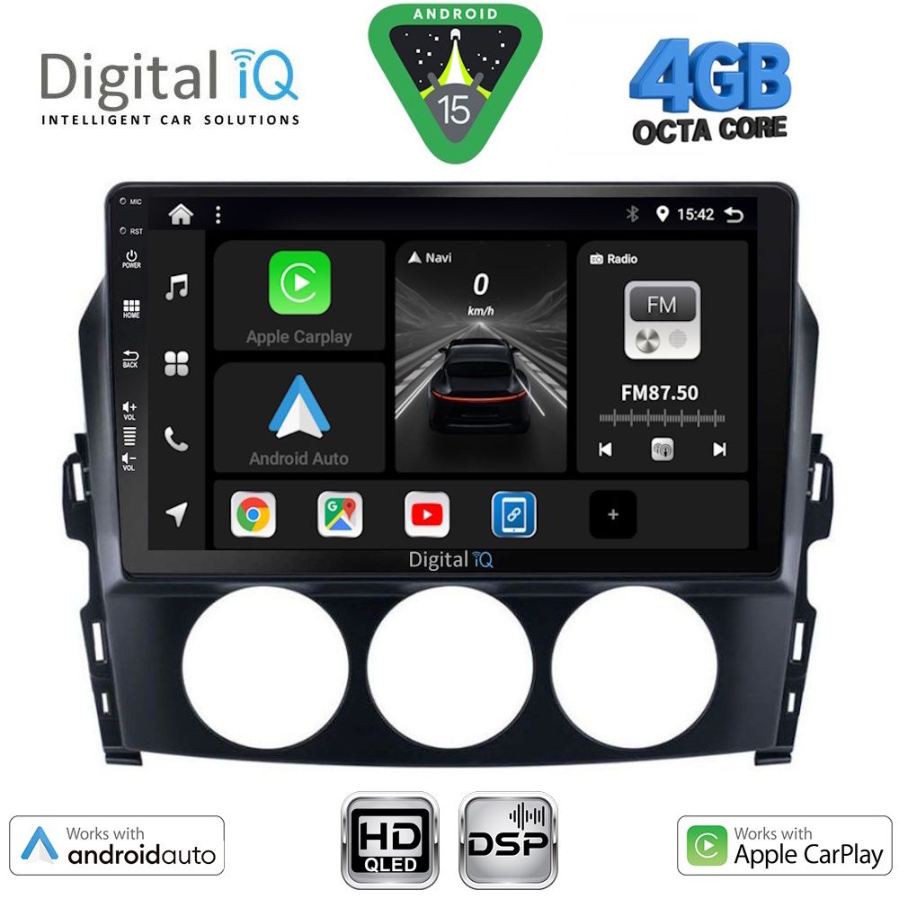 BXF6392_15 DIGITAL IQ BXF 16392_CPAA (9inc) MULTIMEDIA TABLET for MAZDA MX5 mod. 2005-2015 - Image 1
