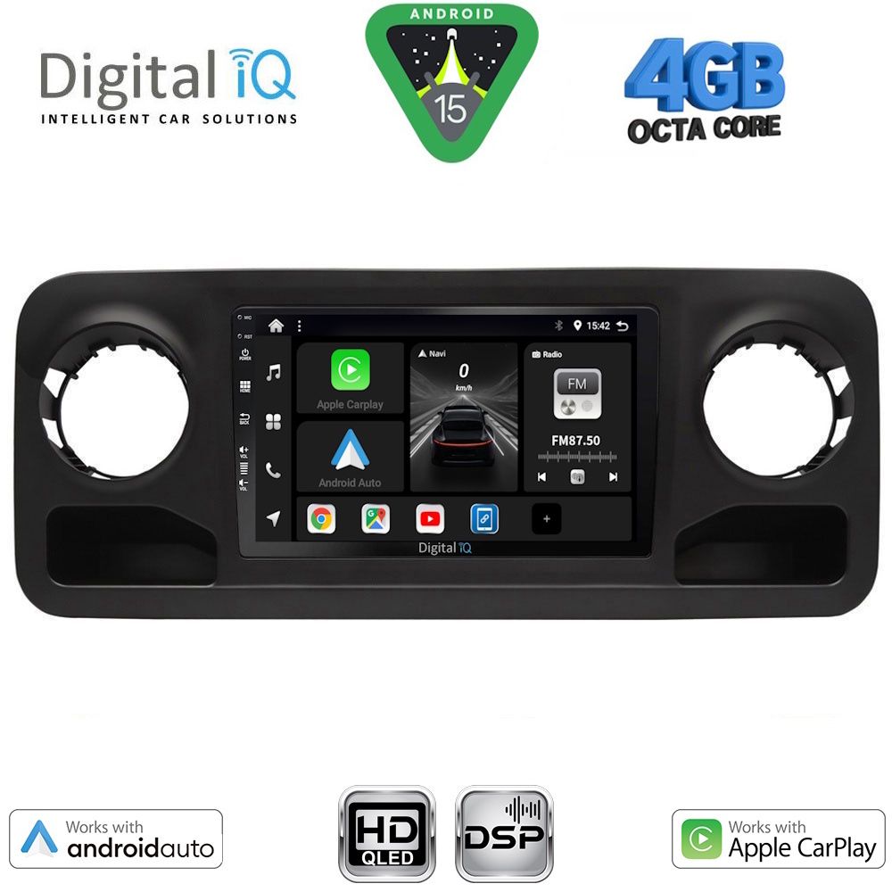 BXF6424_15 DIGITAL IQ BXF 16424_CPAA (10inc) MULTIMEDIA TABLET for MERCEDES SPRINTER mod. 2018-2026 - Image 1