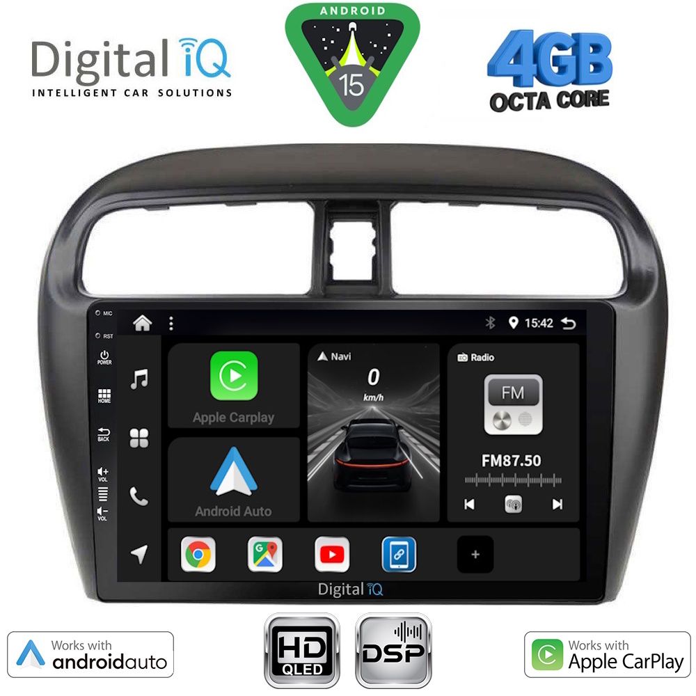 BXF6448_15 DIGITAL IQ BXF 16448_CPAA (9inc) MULTIMEDIA TABLET for MITSUBISHI SPACESTAR mod. 2013-2020 - Image 1