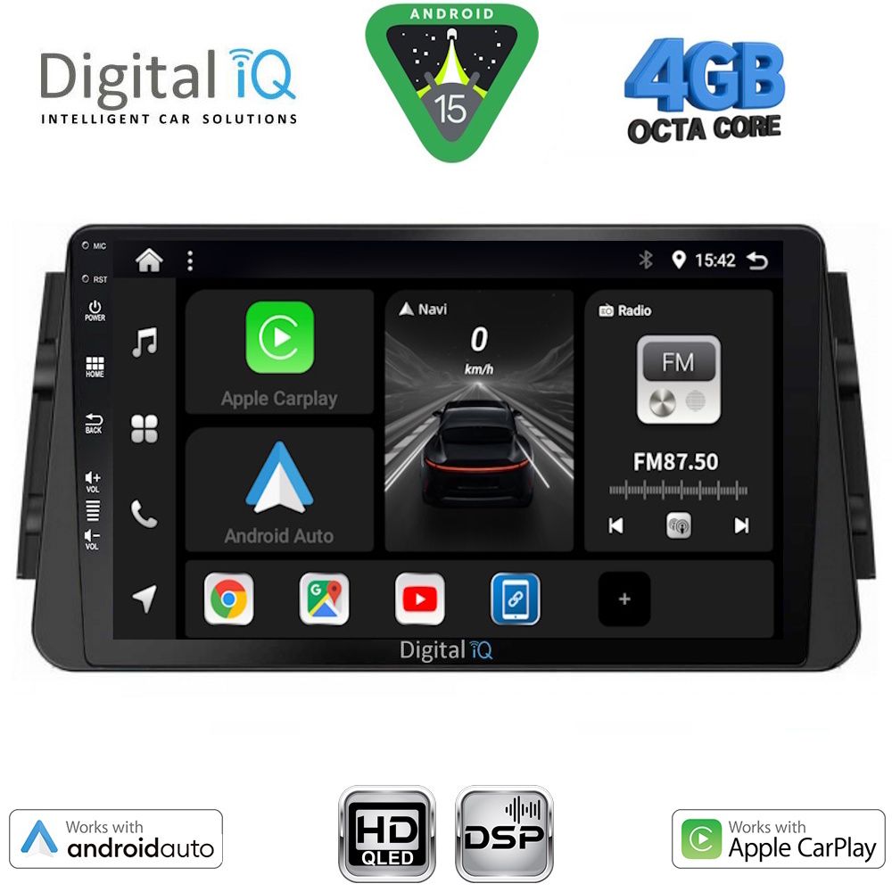 BXF6460_15 DIGITAL IQ BXF 16460_CPAA (9inc) MULTIMEDIA TABLET for NISSAN MICRA mod. 2017-2025 - Image 1