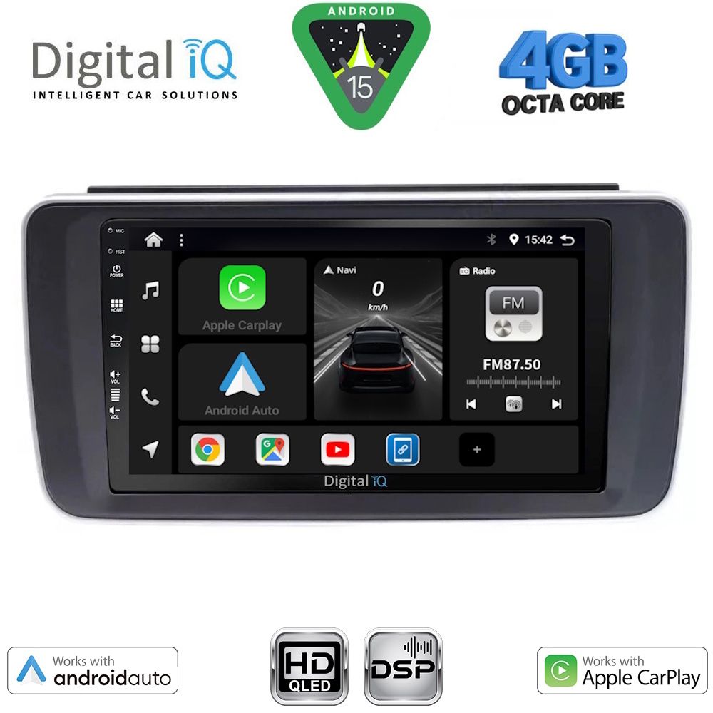 BXF6473_15 DIGITAL IQ BXF 16473_CPAA (9inc) MULTIMEDIA TABLET for NISSAN LEAF mod. 2018-2026 - Image 1