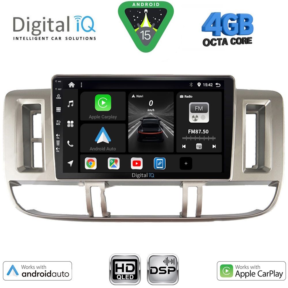 BXF6474_15 DIGITAL IQ BXF 16474_CPAA (9inc) MULTIMEDIA TABLET for NISSAN XTRAIL mod. 2000-2004 - Image 1