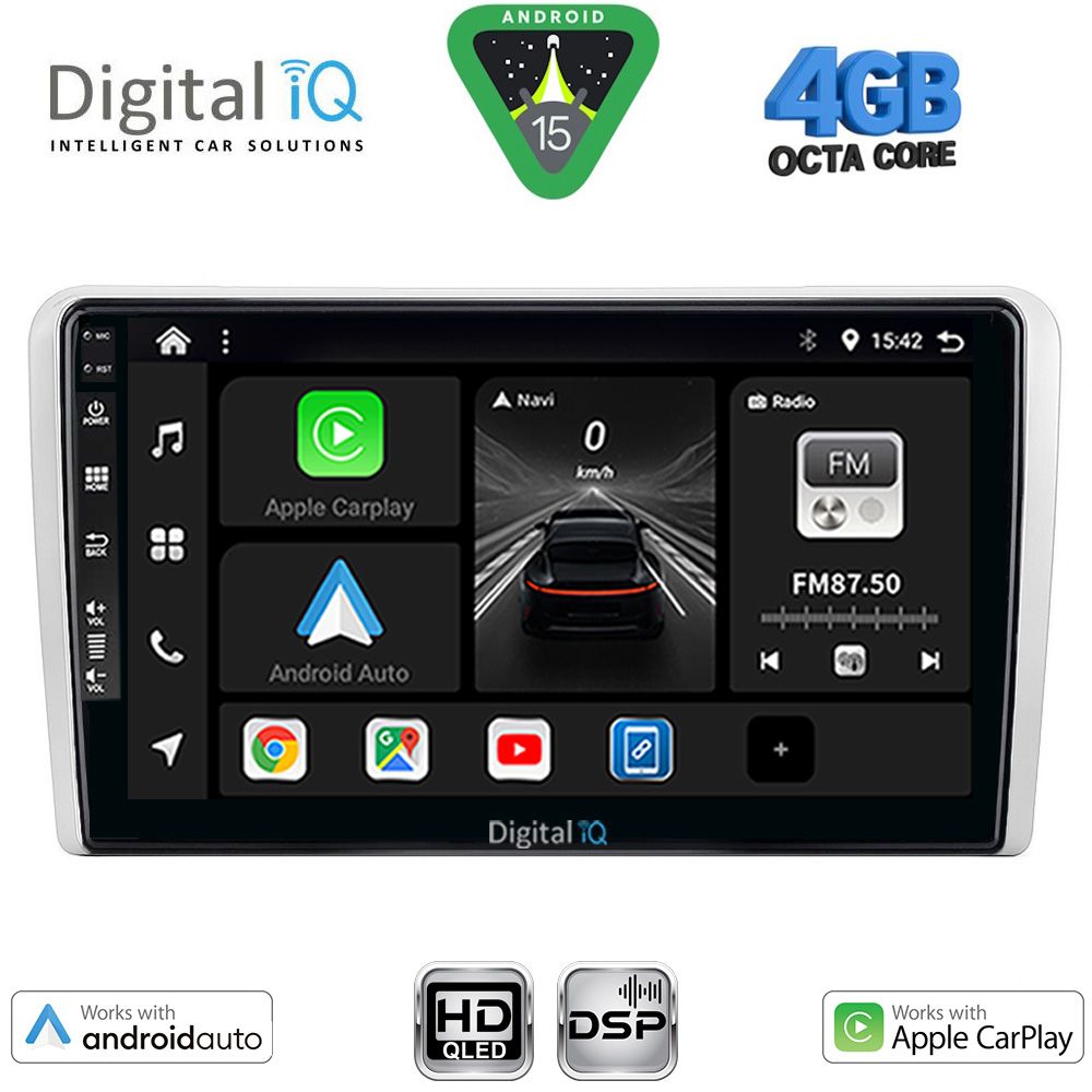 BXF6481SL_15 DIGITAL IQ BXF 16481SL_CPAA (9inc) MULTIMEDIA TABLET for OPEL ALL mod. 2004-2014 (SILVER) - Image 1